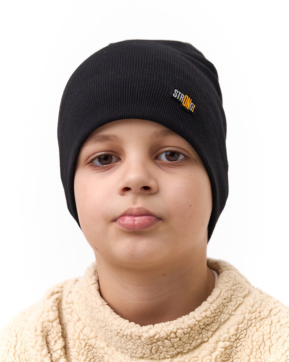 Шапка одношарова для хлопчиків арт. 3685-3
