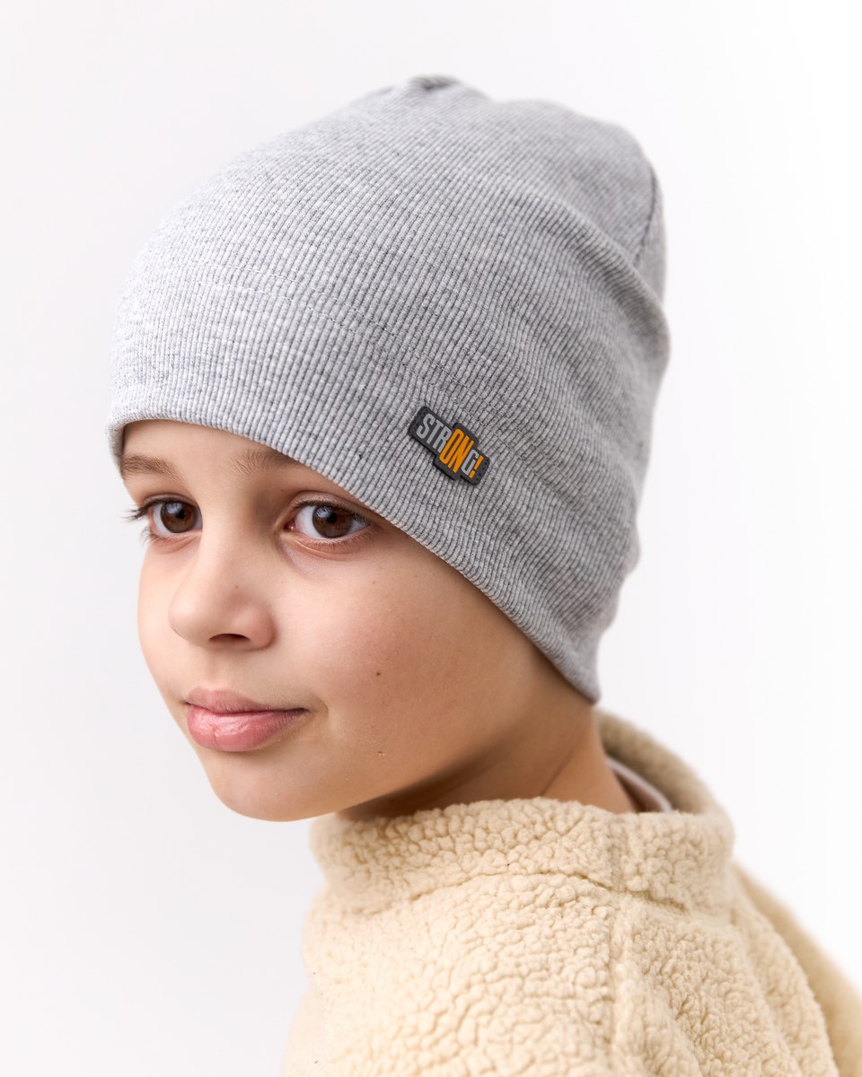 Шапка одношарова для хлопчиків арт. 3685-4