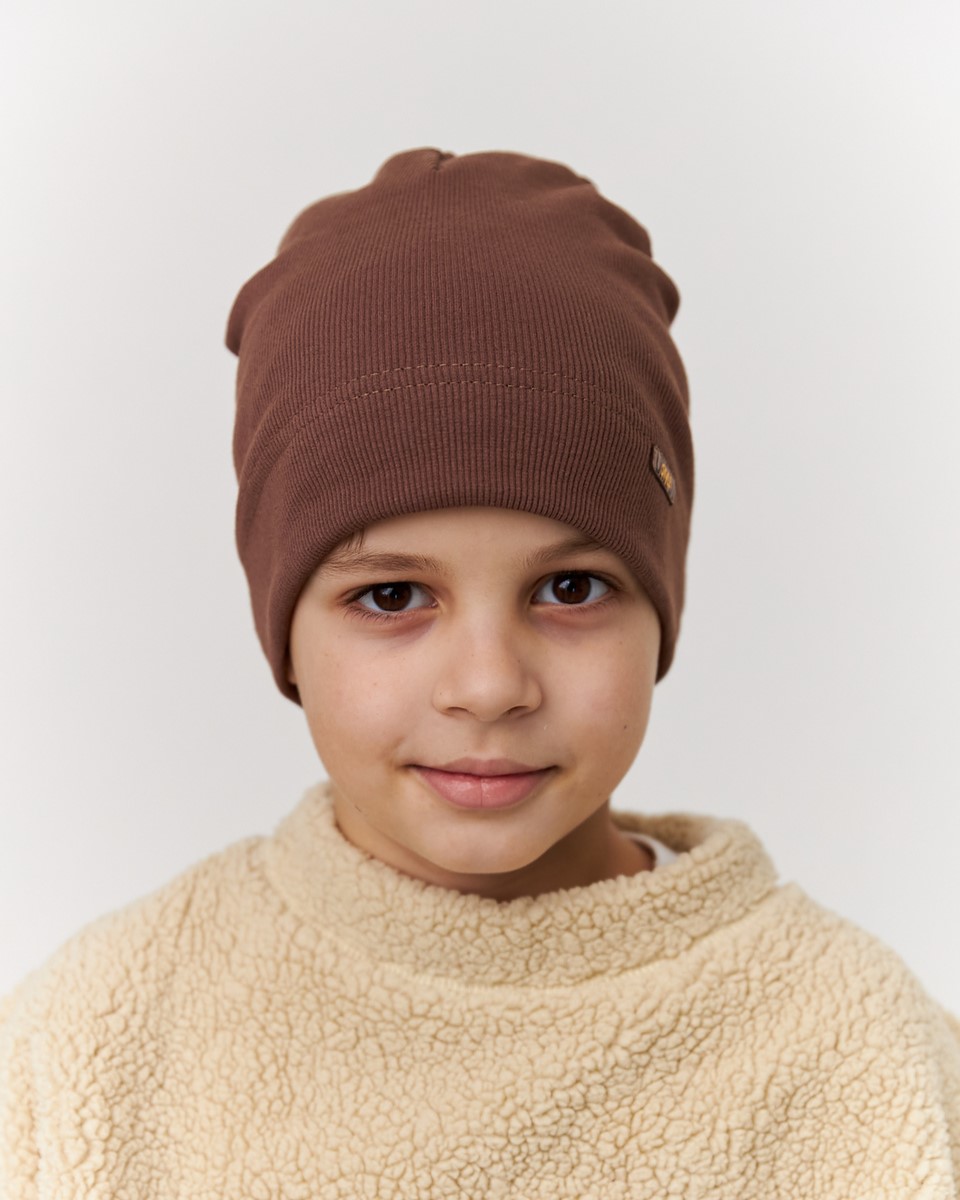Шапка одношарова для хлопчиків арт. 3686-3