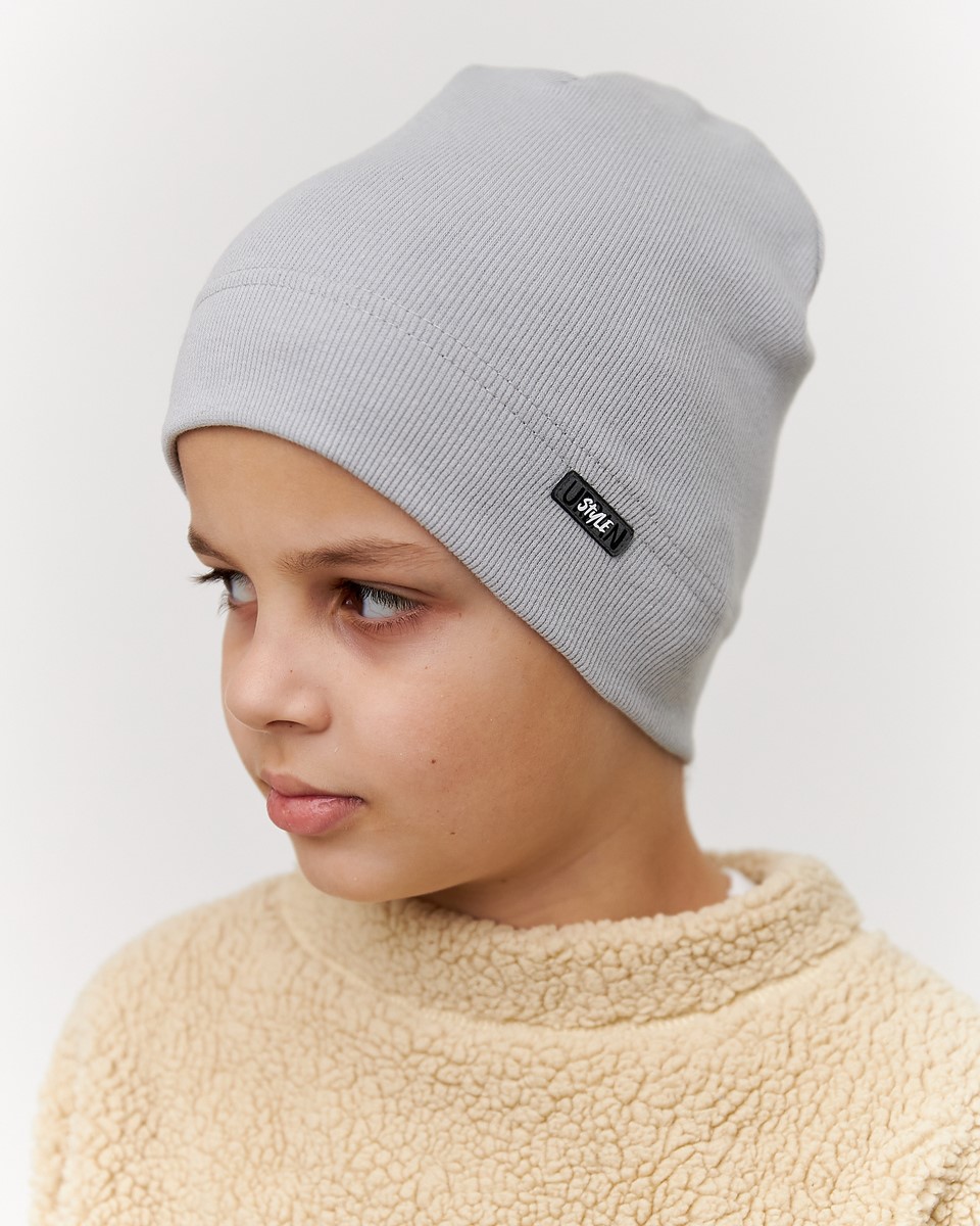 Шапка одношарова для хлопчиків арт. 3686-4