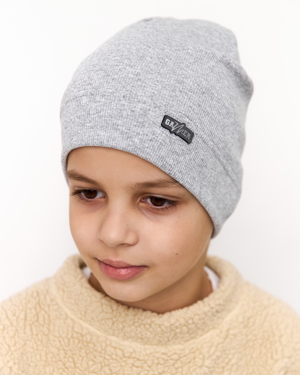 Шапка одношарова для хлопчиків арт. 3687-3