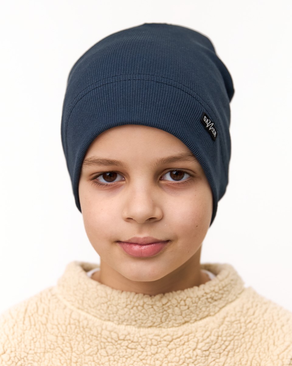 Шапка одношарова для хлопчиків арт. 3687-4