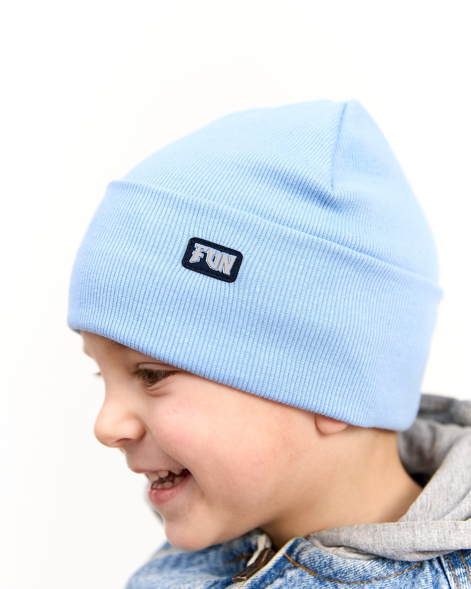 Шапка одношарова для хлопчиків арт. 3688-5