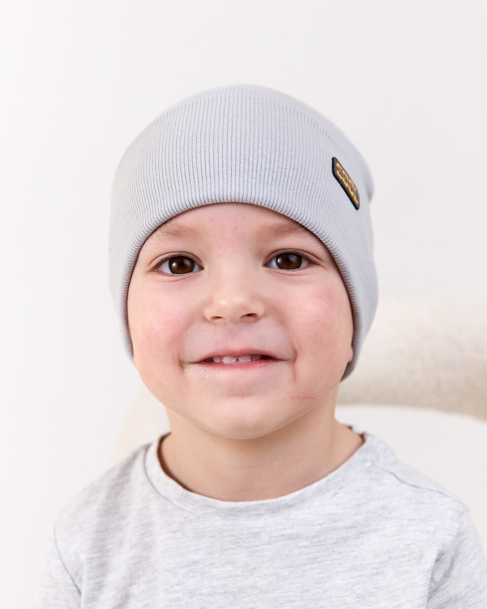 Шапка одношарова для хлопчиків арт. 3689-4
