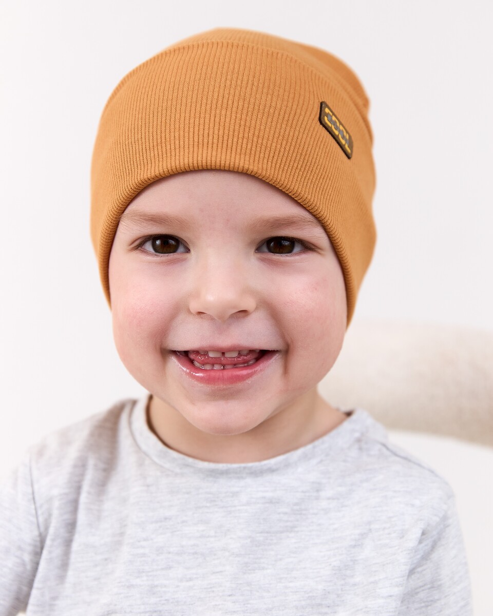 Шапка одношарова для хлопчиків арт. 3689-5
