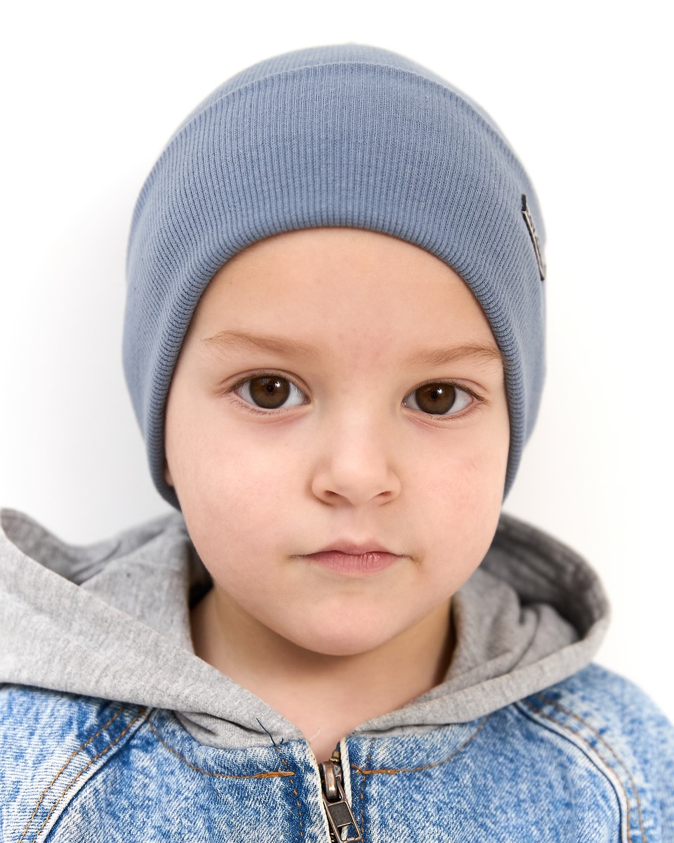 Шапка одношарова для хлопчиків арт. 3690-4