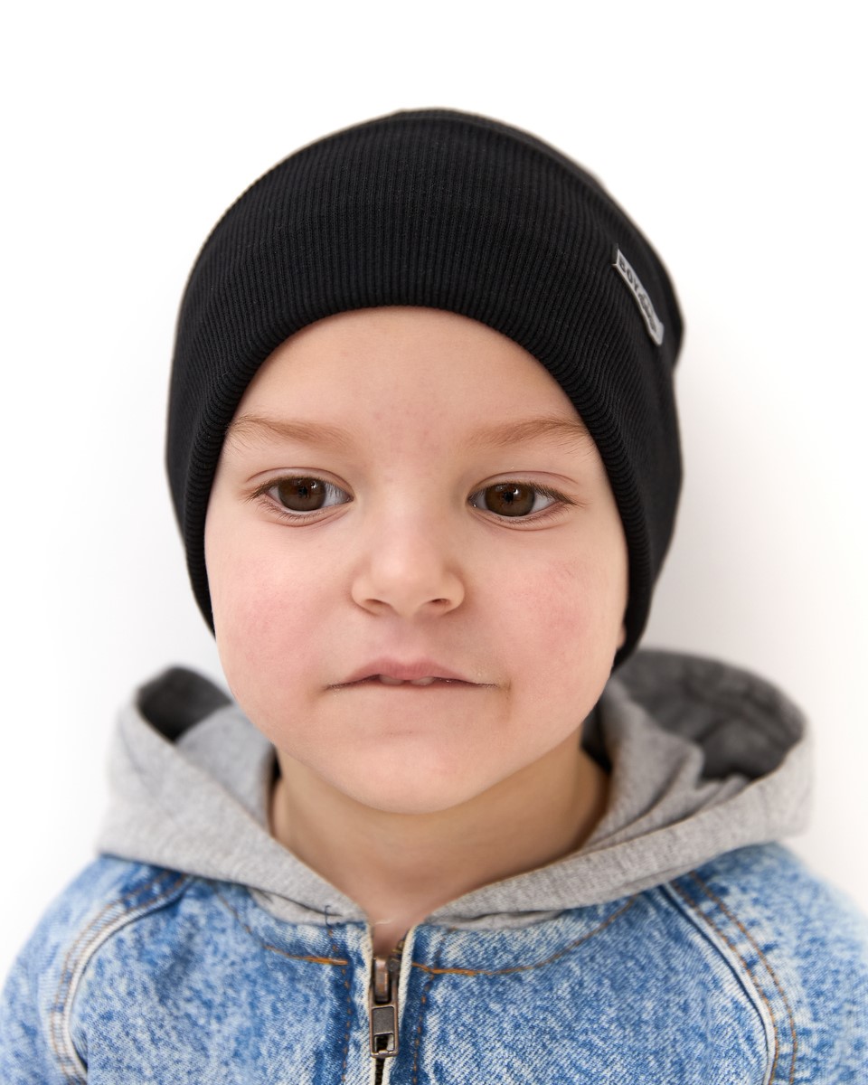 Шапка одношарова для хлопчиків арт. 3690-5