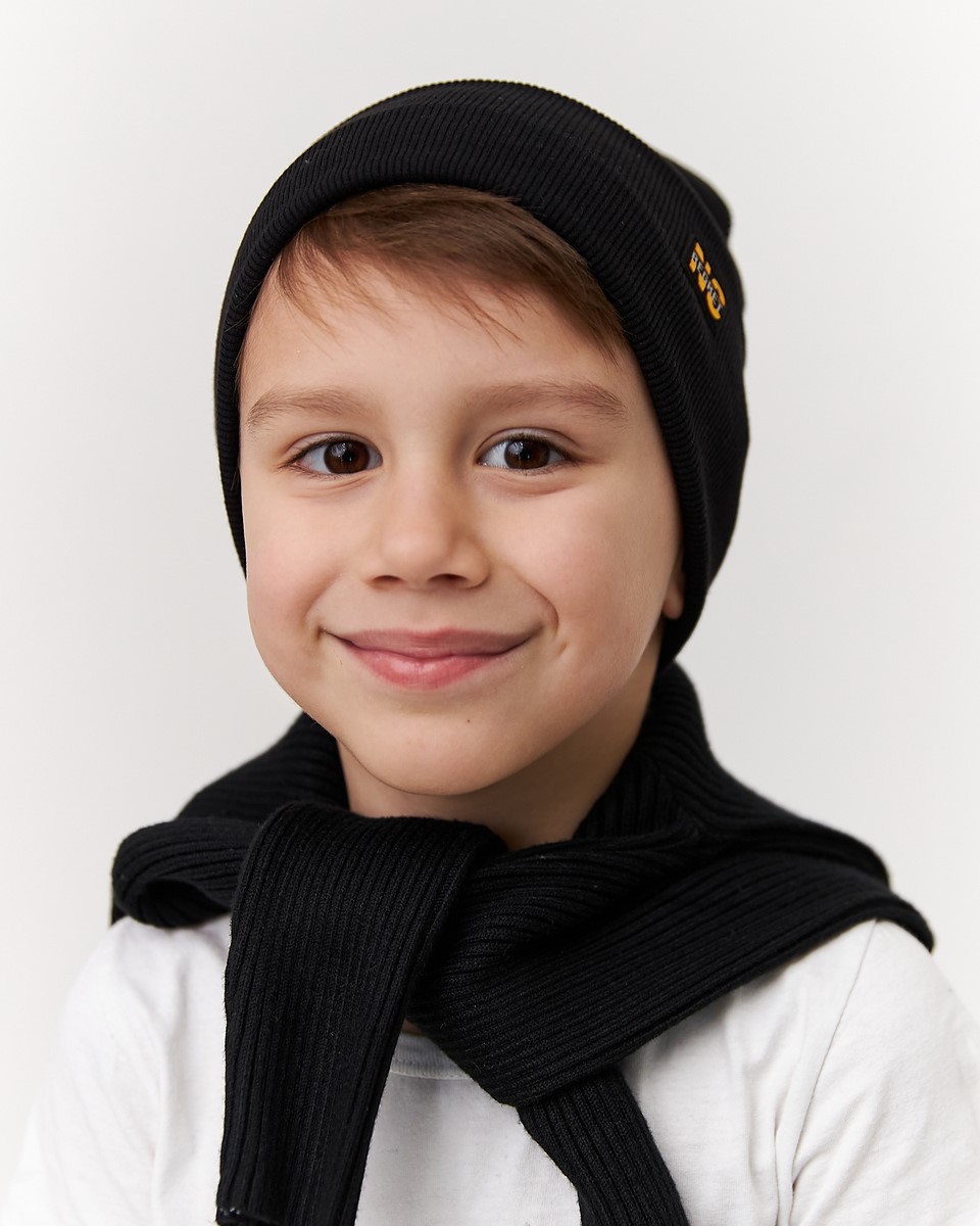 Шапка одношарова для хлопчиків арт. 3691-2