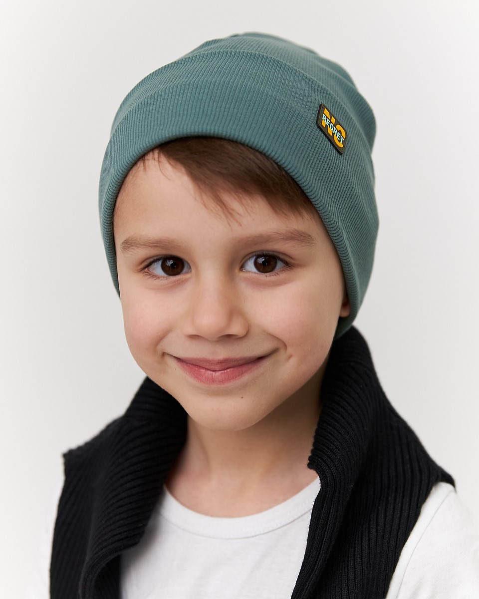 Шапка одношарова для хлопчиків арт. 3691-3