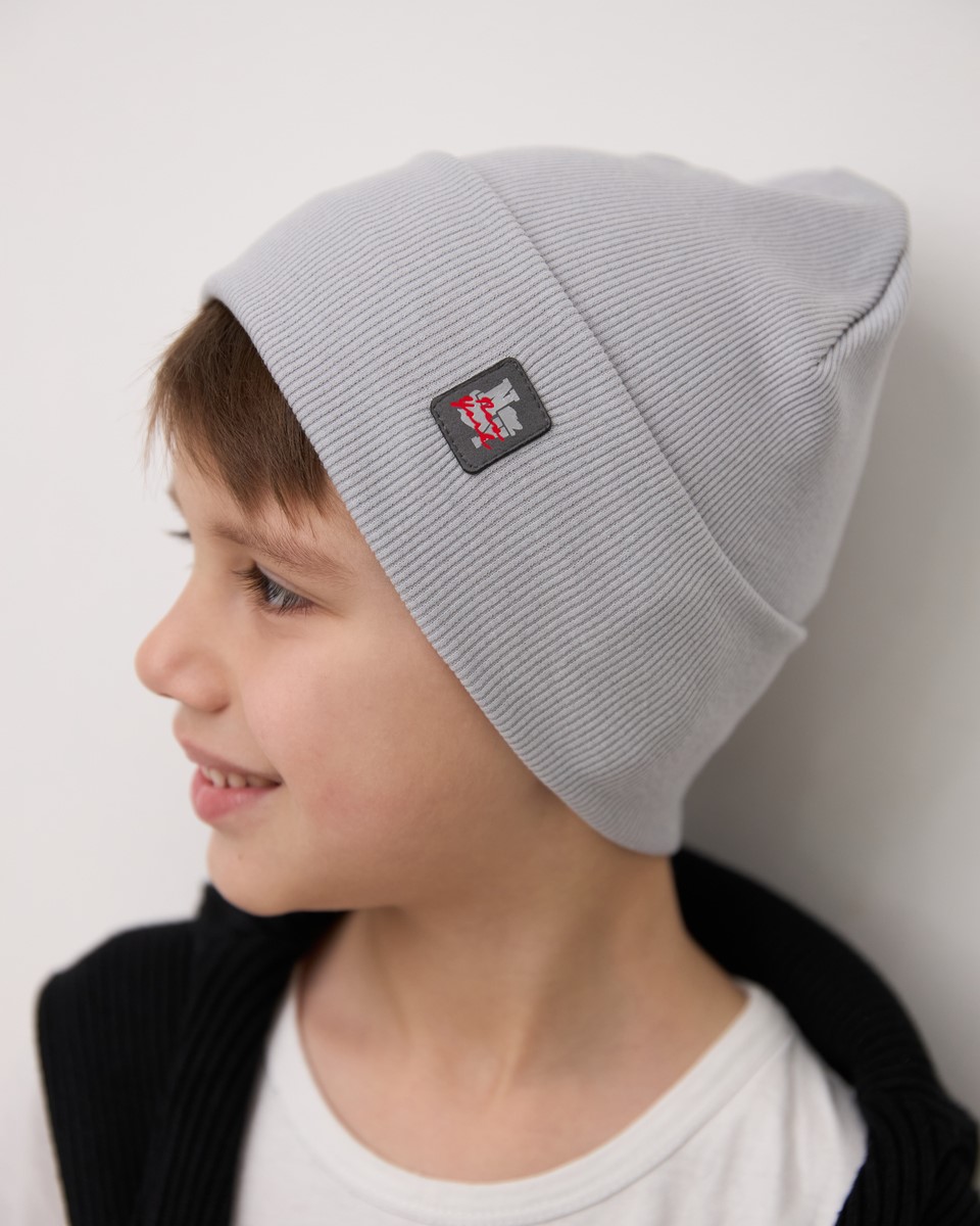 Шапка одношарова для хлопчиків арт. 3692-4