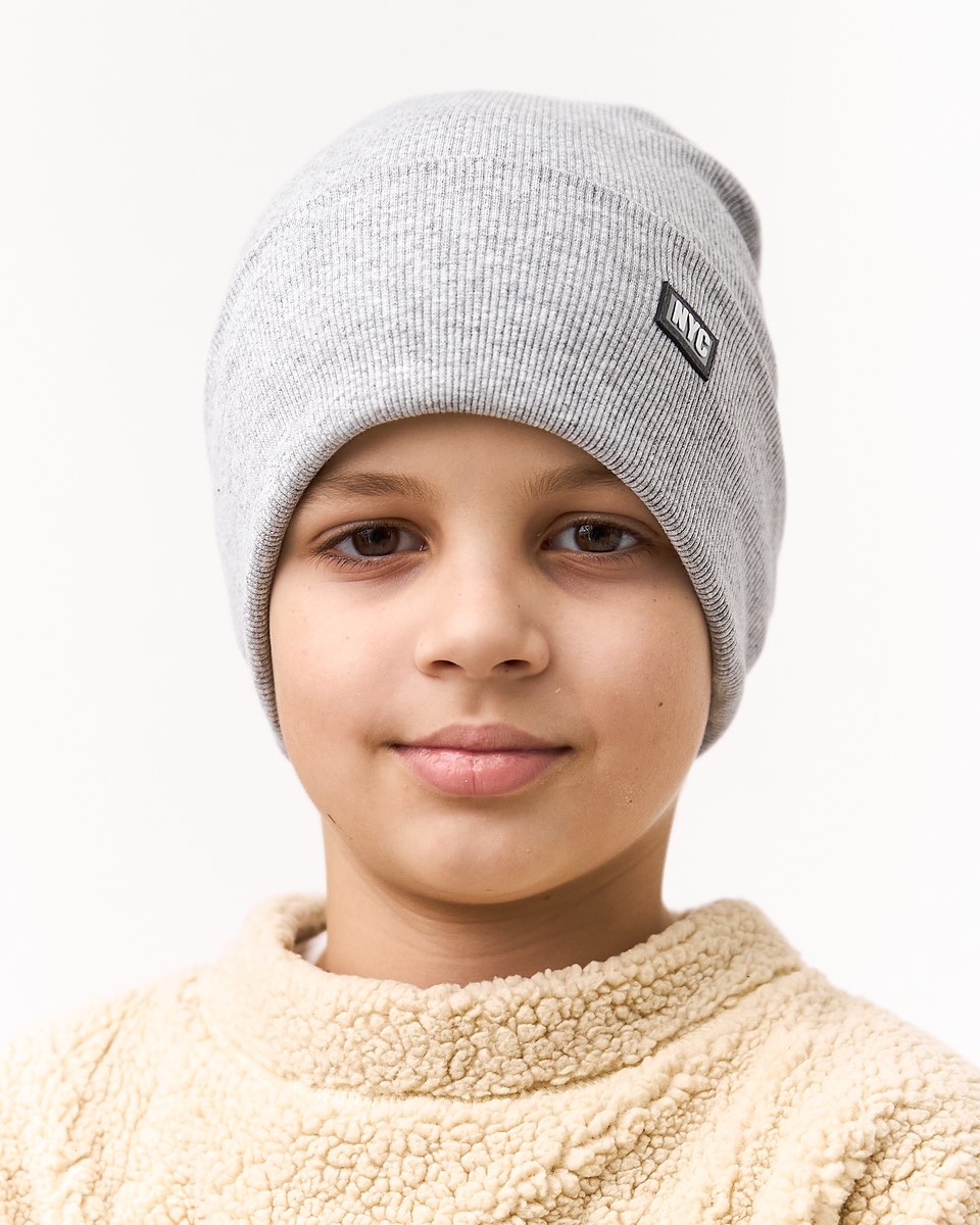 Шапка одношарова для хлопчиків арт. 3696-2