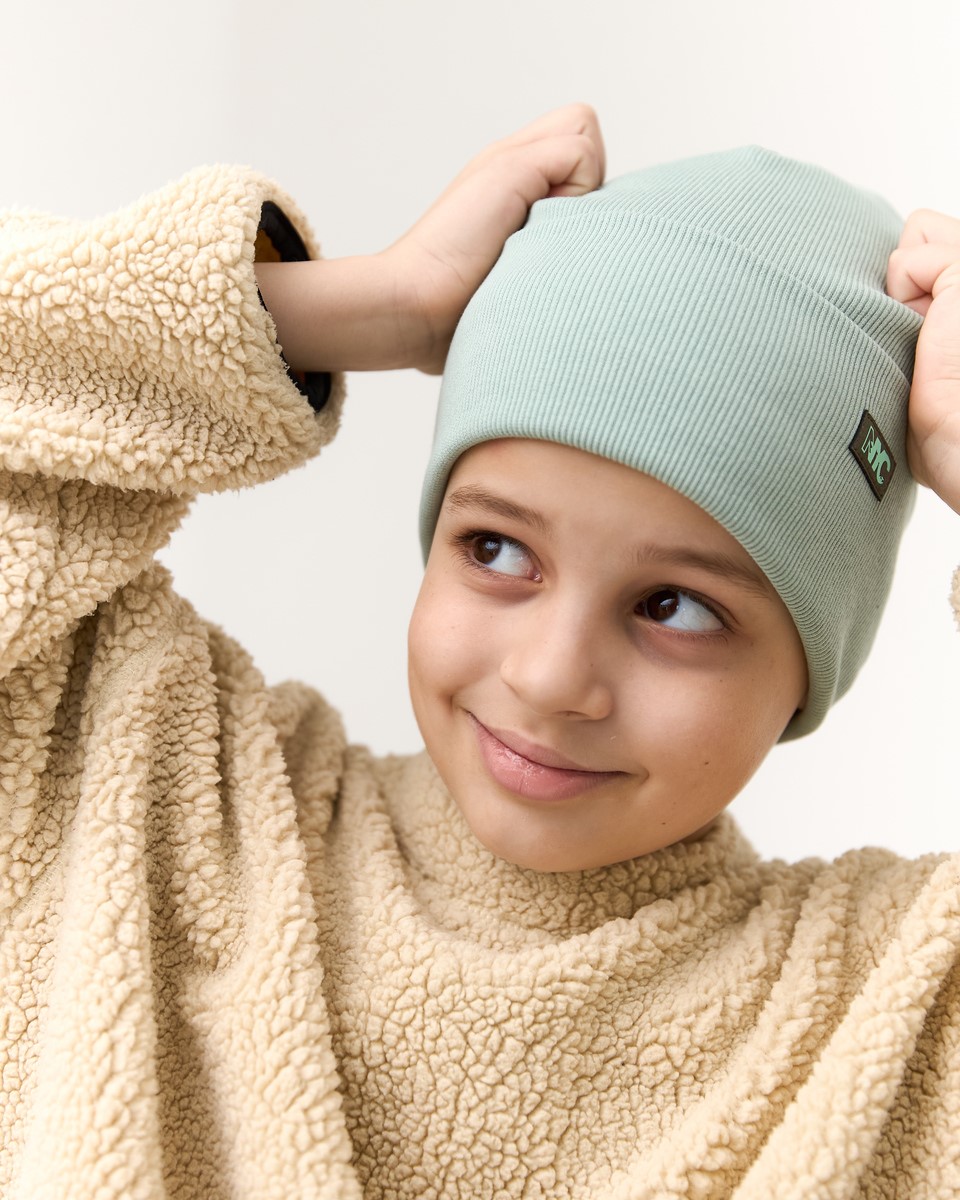 Шапка одношарова для хлопчиків арт. 3698-5