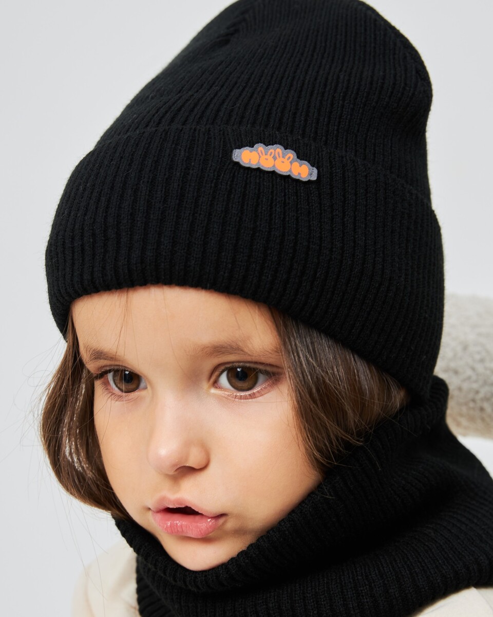 Комплект зимній шапка та хомут для дівчат